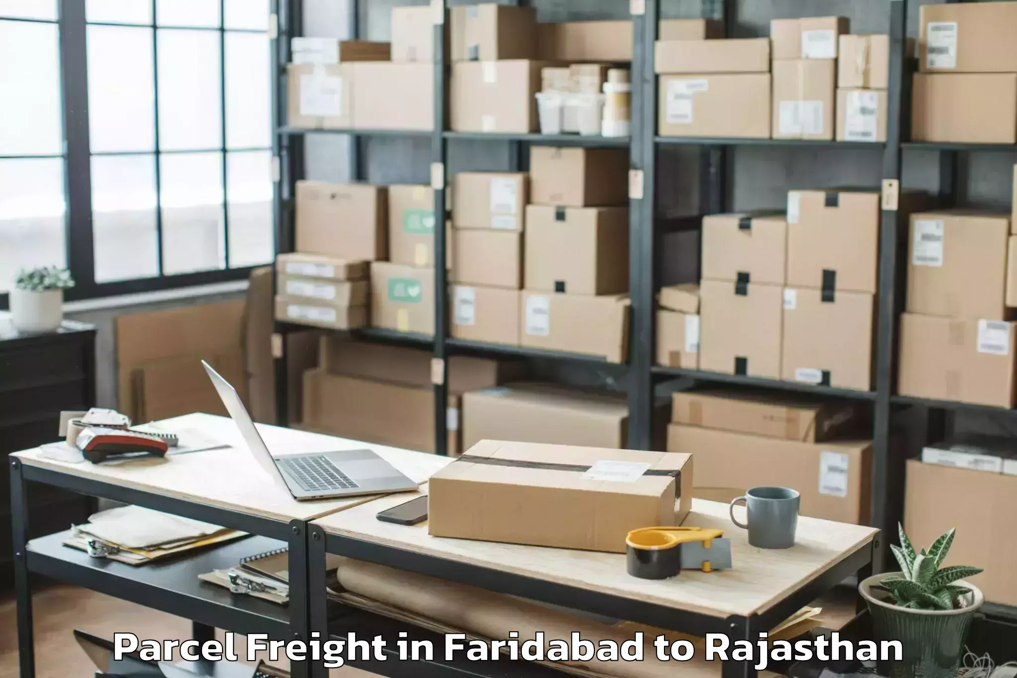 Reliable Faridabad to Sambhar Parcel Freight